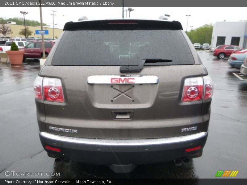 Medium Brown Metallic / Ebony 2011 GMC Acadia SLE AWD