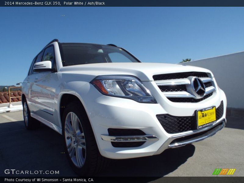 Polar White / Ash/Black 2014 Mercedes-Benz GLK 350
