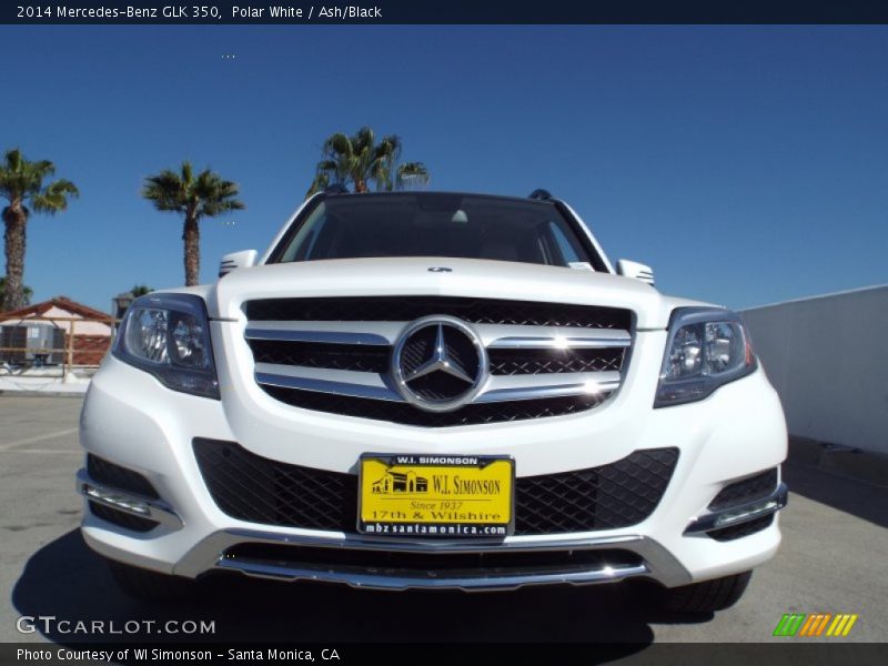 Polar White / Ash/Black 2014 Mercedes-Benz GLK 350
