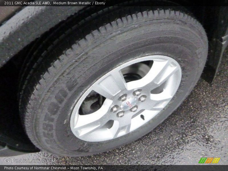 Medium Brown Metallic / Ebony 2011 GMC Acadia SLE AWD