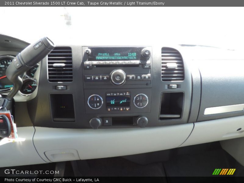 Taupe Gray Metallic / Light Titanium/Ebony 2011 Chevrolet Silverado 1500 LT Crew Cab