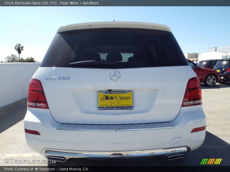 Polar White / Ash/Black 2014 Mercedes-Benz GLK 350