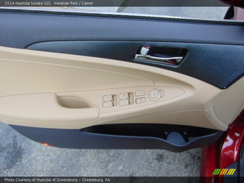 Venetian Red / Camel 2014 Hyundai Sonata GLS