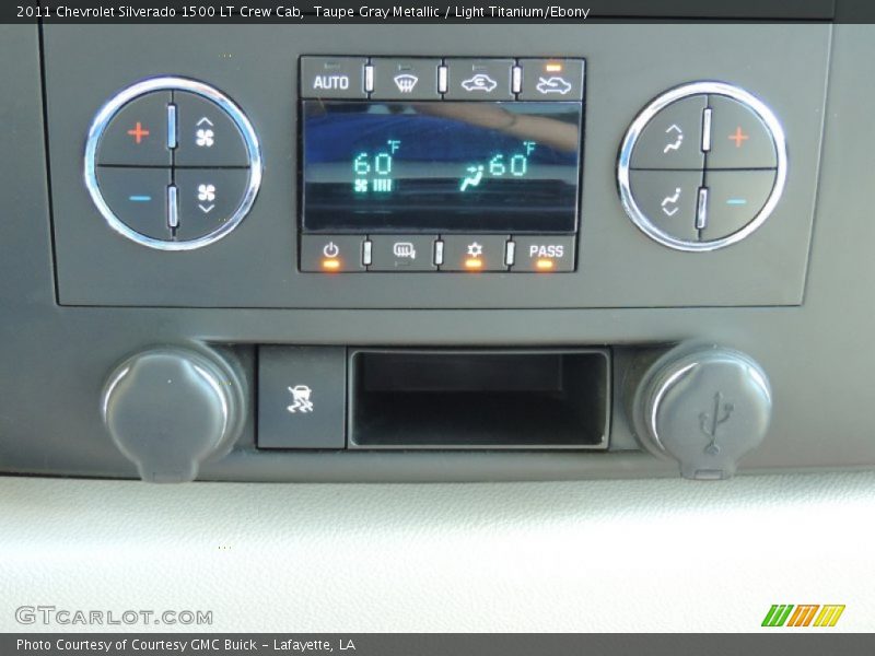 Taupe Gray Metallic / Light Titanium/Ebony 2011 Chevrolet Silverado 1500 LT Crew Cab