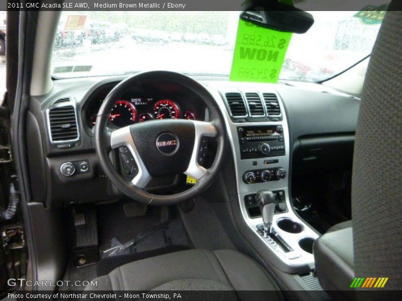 Medium Brown Metallic / Ebony 2011 GMC Acadia SLE AWD