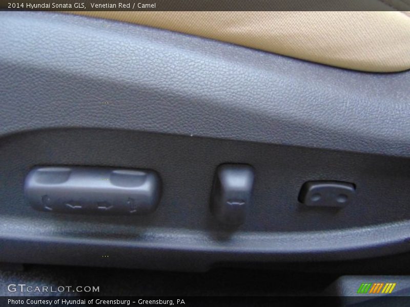 Venetian Red / Camel 2014 Hyundai Sonata GLS