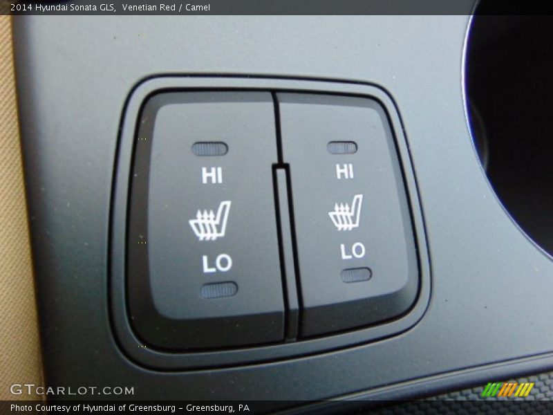 Venetian Red / Camel 2014 Hyundai Sonata GLS