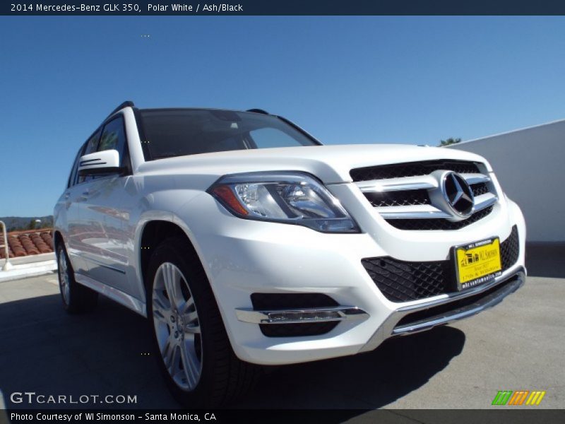 Polar White / Ash/Black 2014 Mercedes-Benz GLK 350