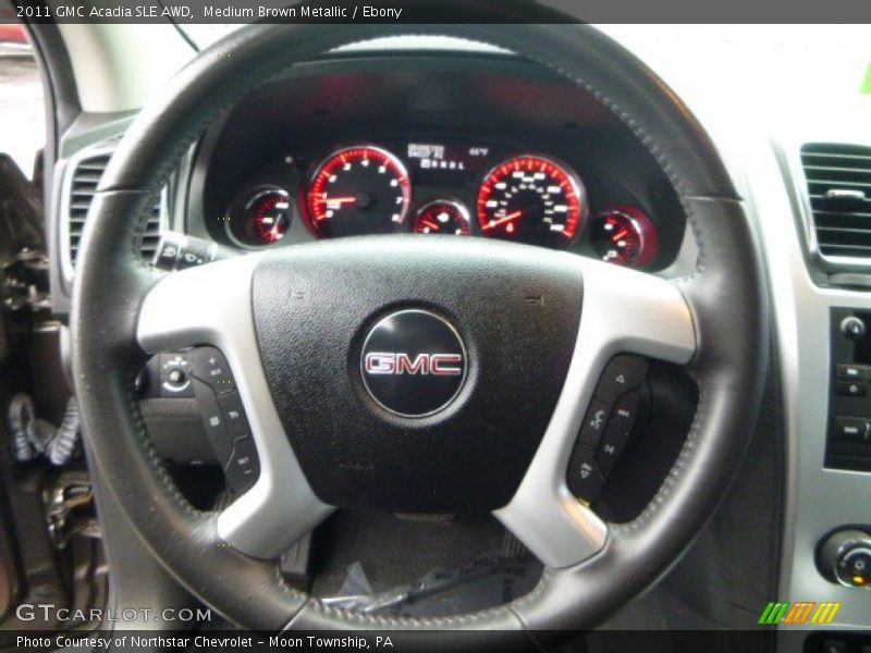 Medium Brown Metallic / Ebony 2011 GMC Acadia SLE AWD