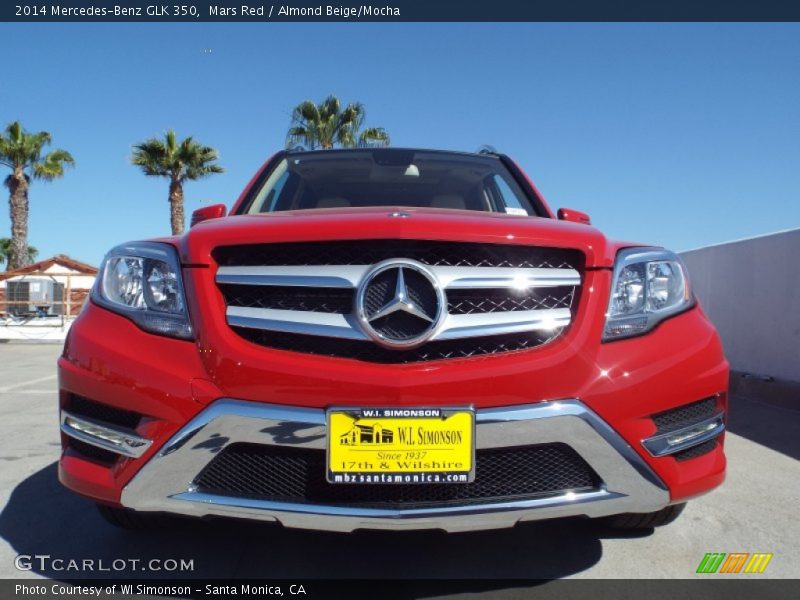 Mars Red / Almond Beige/Mocha 2014 Mercedes-Benz GLK 350