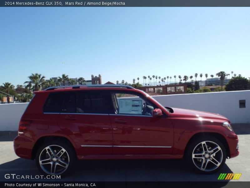 Mars Red / Almond Beige/Mocha 2014 Mercedes-Benz GLK 350