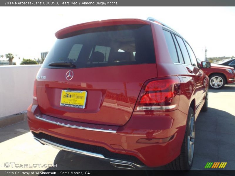 Mars Red / Almond Beige/Mocha 2014 Mercedes-Benz GLK 350