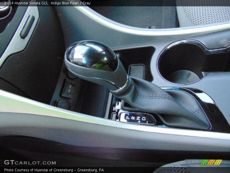 Indigo Blue Pearl / Gray 2014 Hyundai Sonata GLS