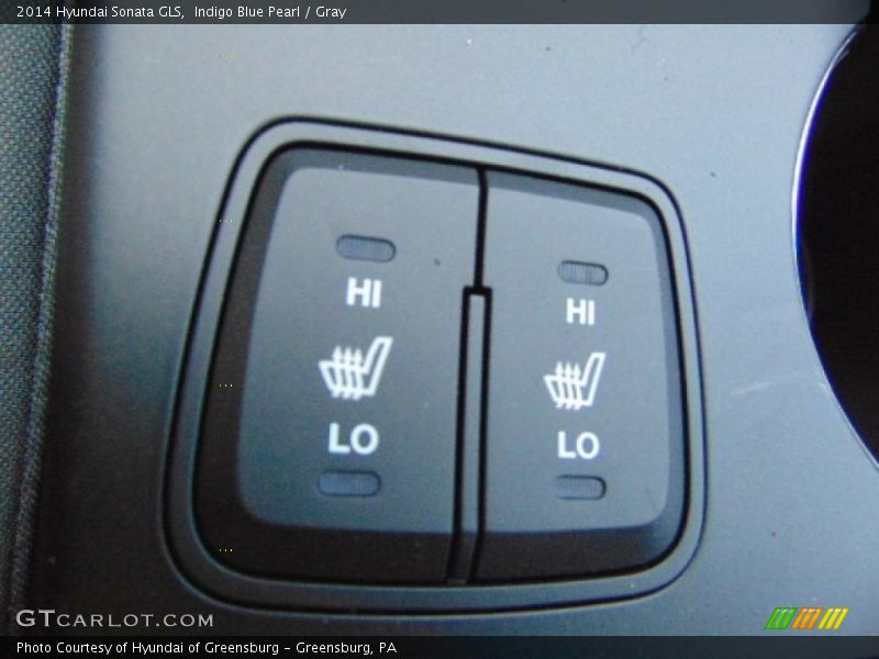 Indigo Blue Pearl / Gray 2014 Hyundai Sonata GLS