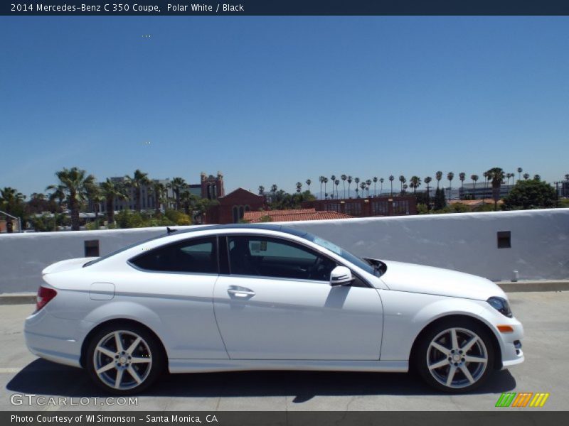 Polar White / Black 2014 Mercedes-Benz C 350 Coupe