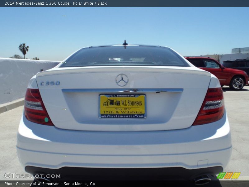 Polar White / Black 2014 Mercedes-Benz C 350 Coupe