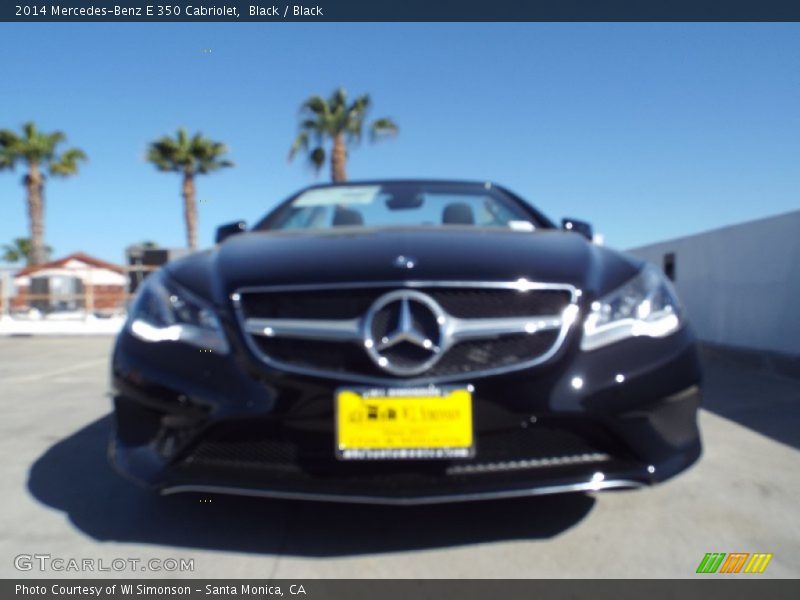 Black / Black 2014 Mercedes-Benz E 350 Cabriolet