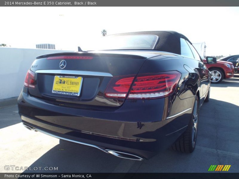 Black / Black 2014 Mercedes-Benz E 350 Cabriolet