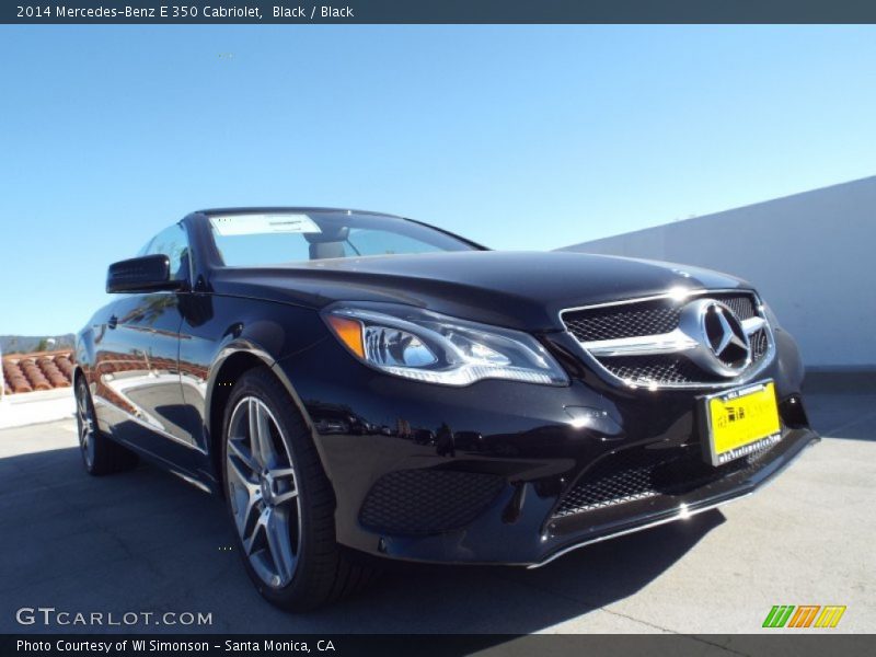 Black / Black 2014 Mercedes-Benz E 350 Cabriolet