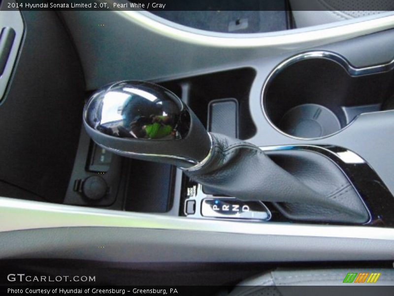 Pearl White / Gray 2014 Hyundai Sonata Limited 2.0T