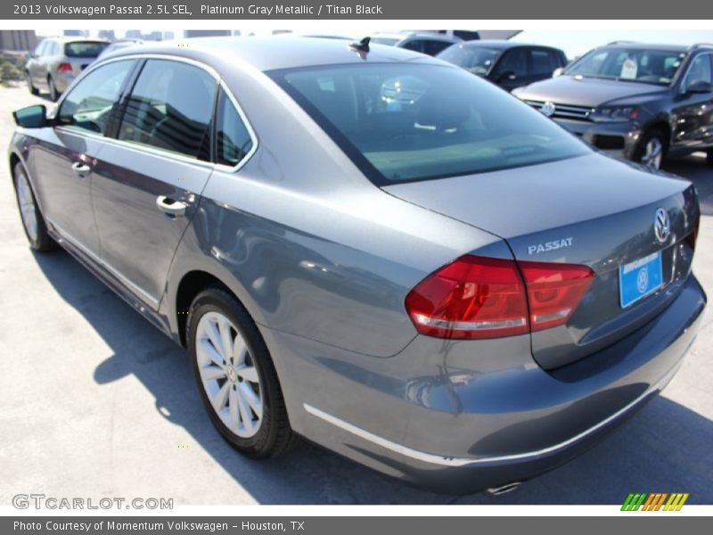 Platinum Gray Metallic / Titan Black 2013 Volkswagen Passat 2.5L SEL