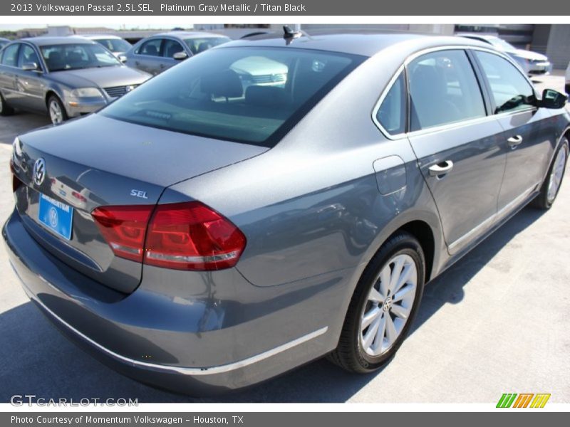 Platinum Gray Metallic / Titan Black 2013 Volkswagen Passat 2.5L SEL