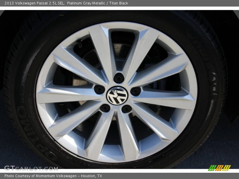 Platinum Gray Metallic / Titan Black 2013 Volkswagen Passat 2.5L SEL
