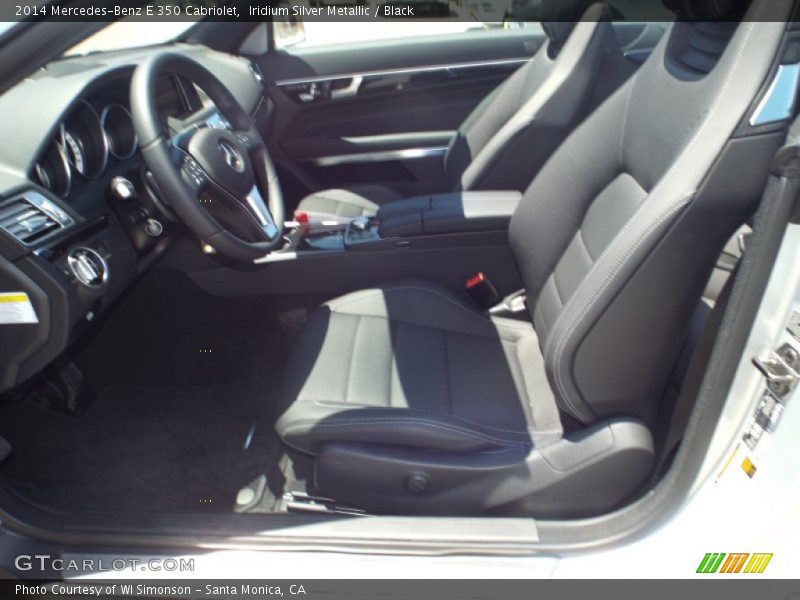 Iridium Silver Metallic / Black 2014 Mercedes-Benz E 350 Cabriolet