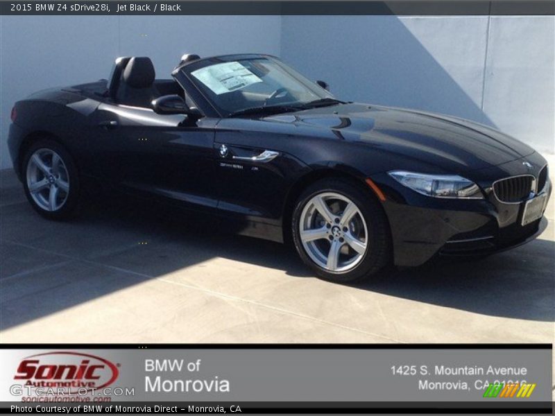 Jet Black / Black 2015 BMW Z4 sDrive28i