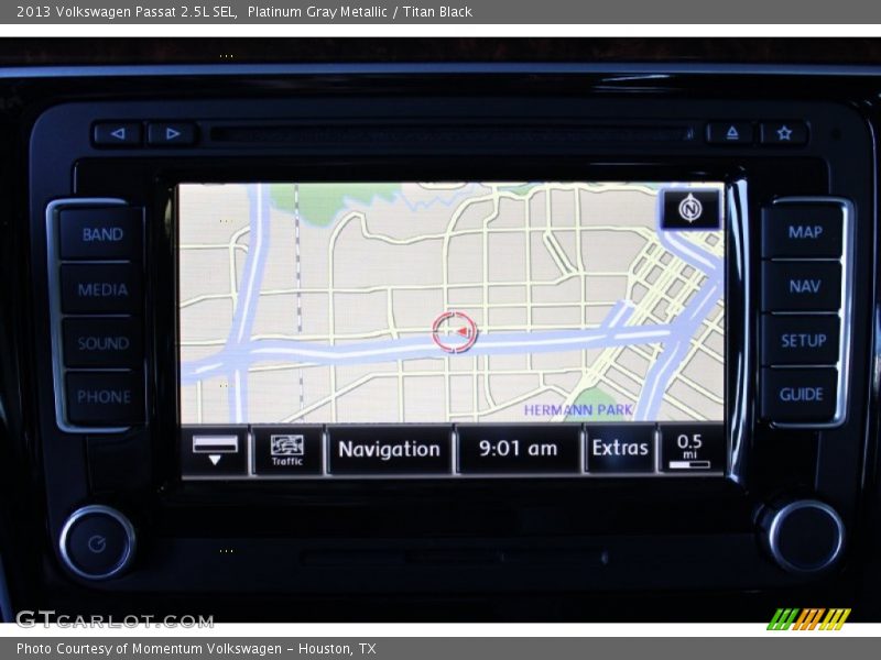 Navigation of 2013 Passat 2.5L SEL