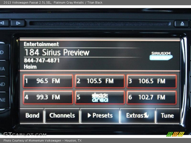 Platinum Gray Metallic / Titan Black 2013 Volkswagen Passat 2.5L SEL