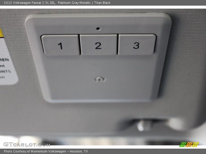 Platinum Gray Metallic / Titan Black 2013 Volkswagen Passat 2.5L SEL