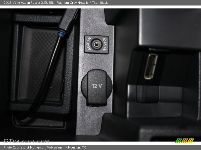 Platinum Gray Metallic / Titan Black 2013 Volkswagen Passat 2.5L SEL