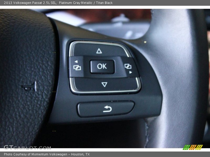 Platinum Gray Metallic / Titan Black 2013 Volkswagen Passat 2.5L SEL