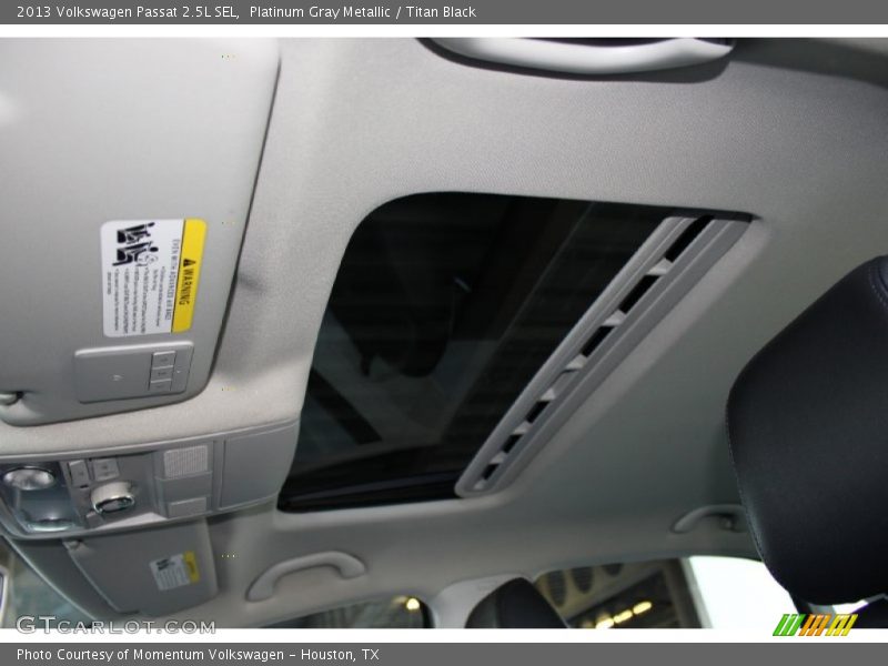 Platinum Gray Metallic / Titan Black 2013 Volkswagen Passat 2.5L SEL