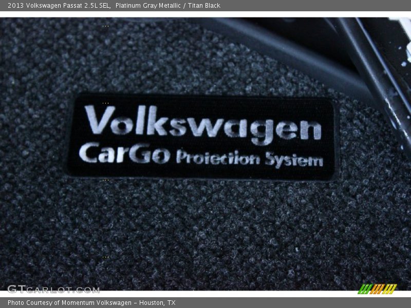 Platinum Gray Metallic / Titan Black 2013 Volkswagen Passat 2.5L SEL