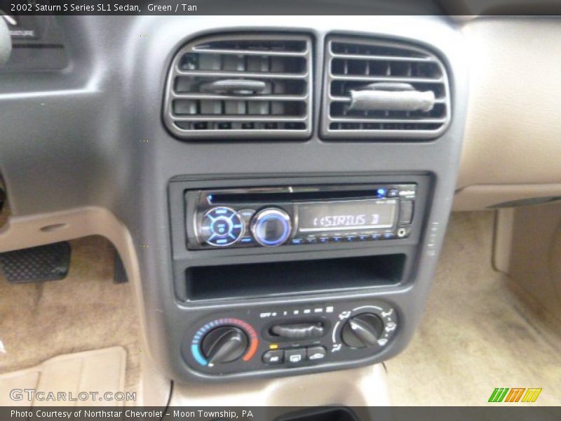Green / Tan 2002 Saturn S Series SL1 Sedan