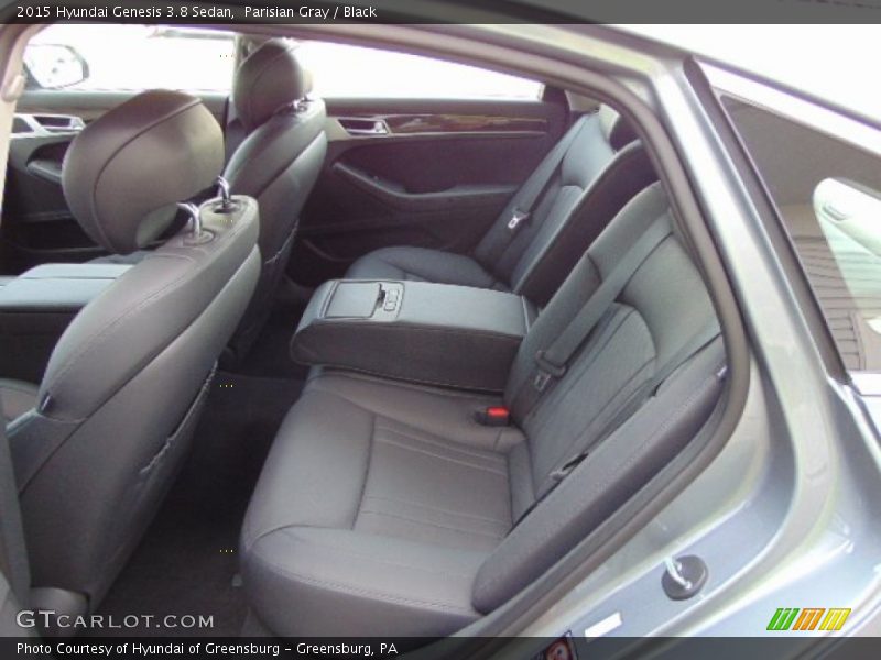 Rear Seat of 2015 Genesis 3.8 Sedan