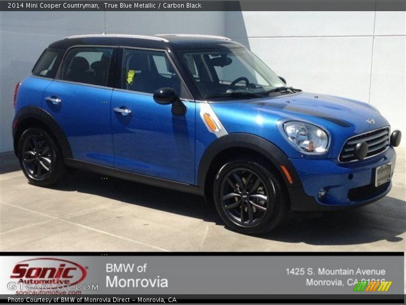 True Blue Metallic / Carbon Black 2014 Mini Cooper Countryman