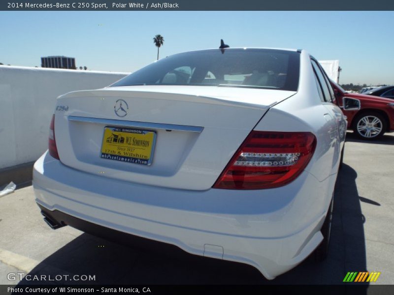 Polar White / Ash/Black 2014 Mercedes-Benz C 250 Sport