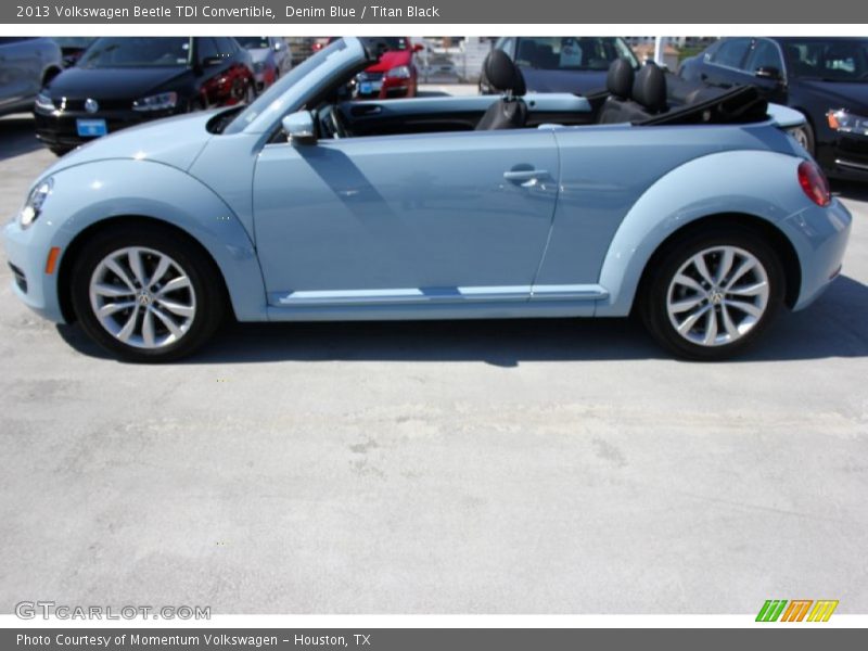 Denim Blue / Titan Black 2013 Volkswagen Beetle TDI Convertible