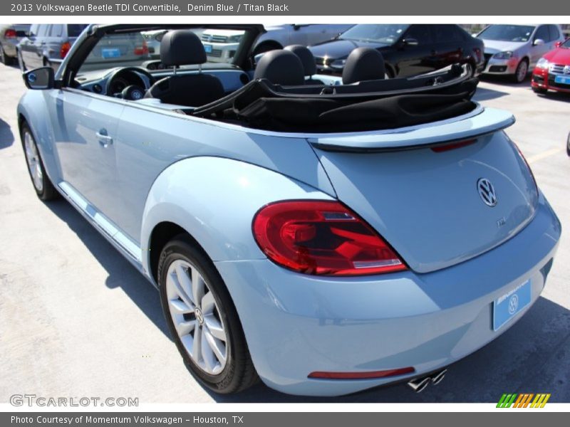 Denim Blue / Titan Black 2013 Volkswagen Beetle TDI Convertible