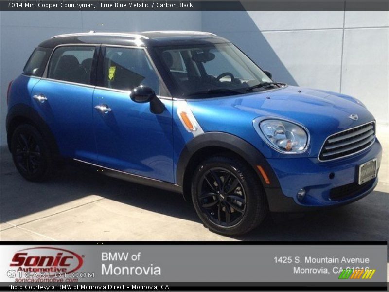 True Blue Metallic / Carbon Black 2014 Mini Cooper Countryman