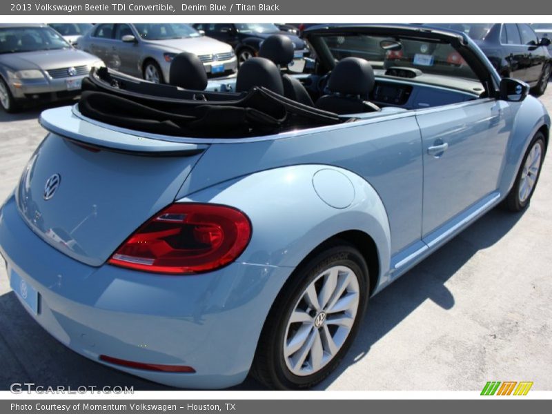 Denim Blue / Titan Black 2013 Volkswagen Beetle TDI Convertible