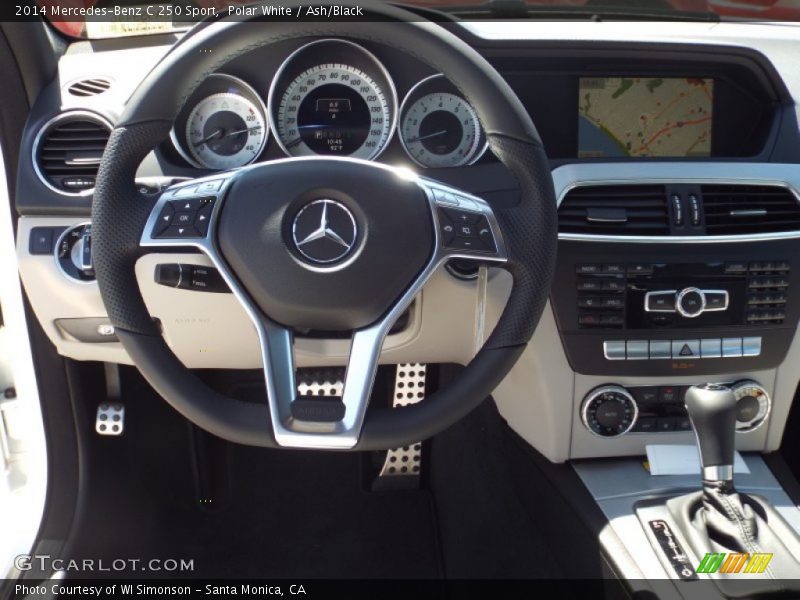 Polar White / Ash/Black 2014 Mercedes-Benz C 250 Sport