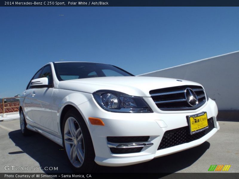 Polar White / Ash/Black 2014 Mercedes-Benz C 250 Sport