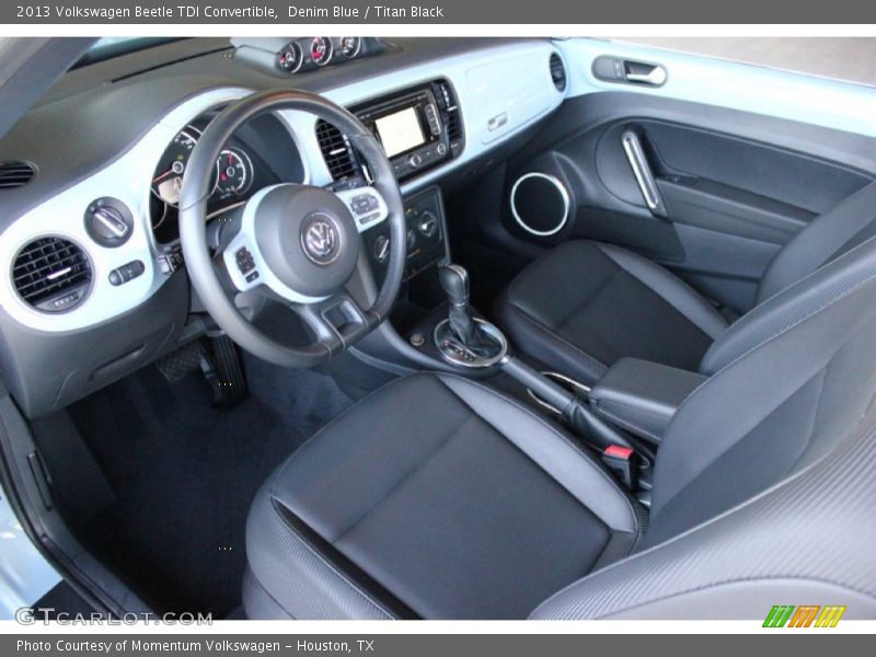 Denim Blue / Titan Black 2013 Volkswagen Beetle TDI Convertible