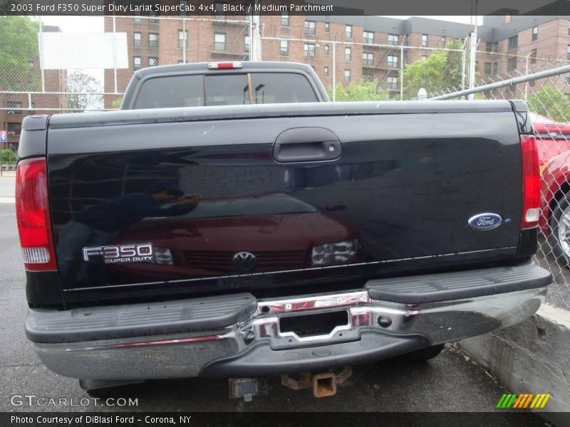 Black / Medium Parchment 2003 Ford F350 Super Duty Lariat SuperCab 4x4