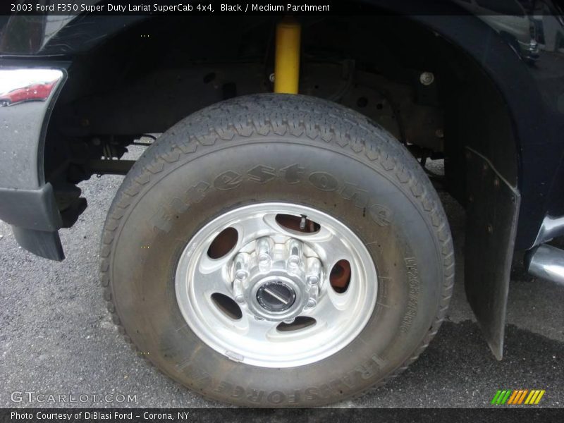 Black / Medium Parchment 2003 Ford F350 Super Duty Lariat SuperCab 4x4