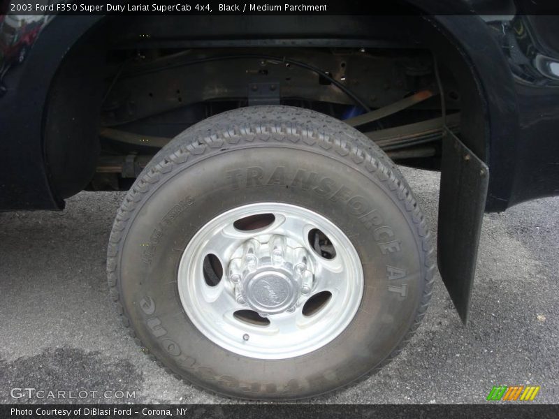 Black / Medium Parchment 2003 Ford F350 Super Duty Lariat SuperCab 4x4